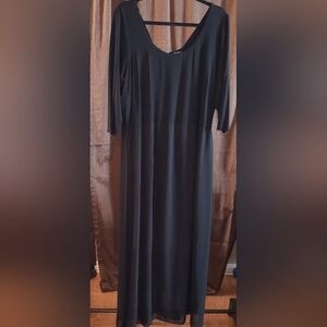 Vince Camuto Women's Black Maxi Dress 2X